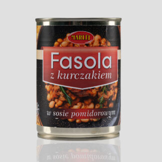 Fasola z Kurczakiem w sosie pomidorowym