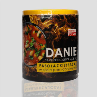 Danie fasola z kiełbasą w sosie pomidorowym