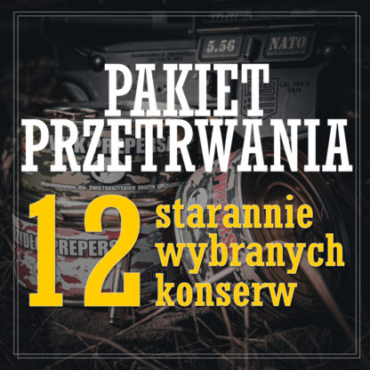 Pakiet przetrwania - wyjątkowy zestaw 12 konserw